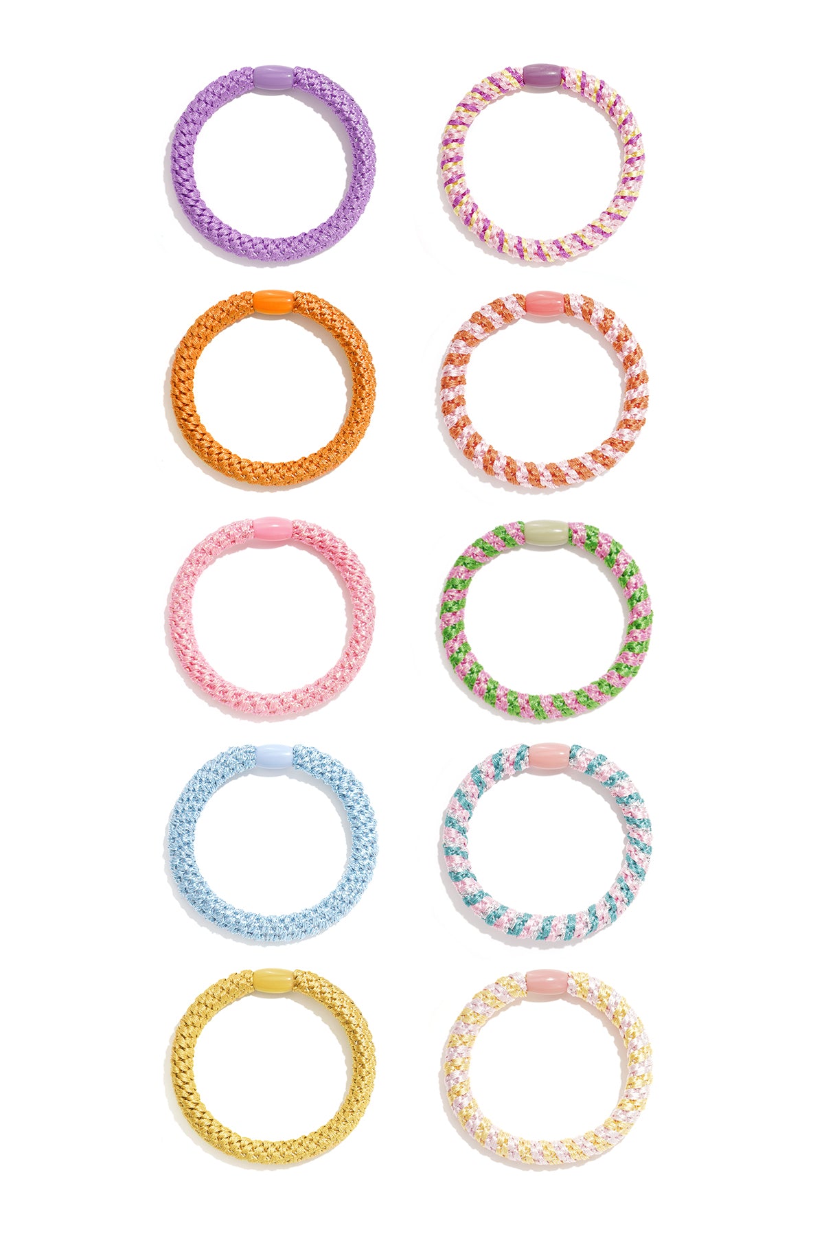 Hair Ties Mixed Color Simple Polyester Daily Accessories