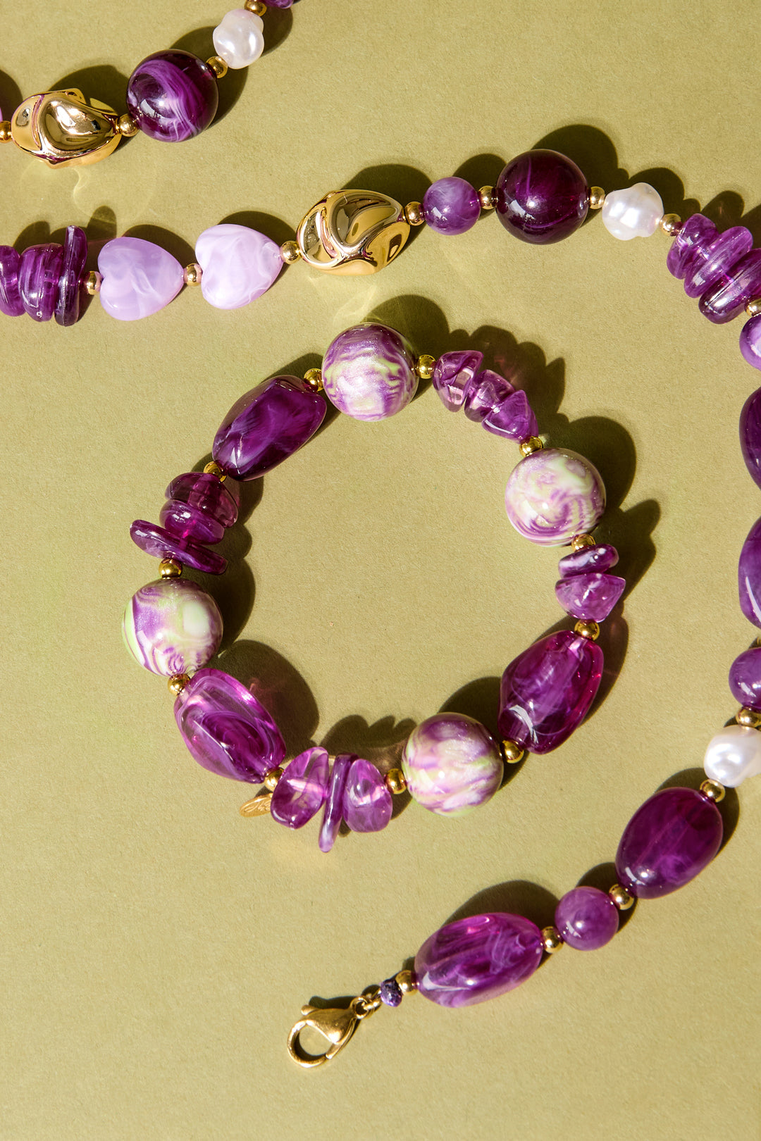 Acrylic Beaded Bracelets Irregular Shape Casual Daily Simple Series Women's jewelry