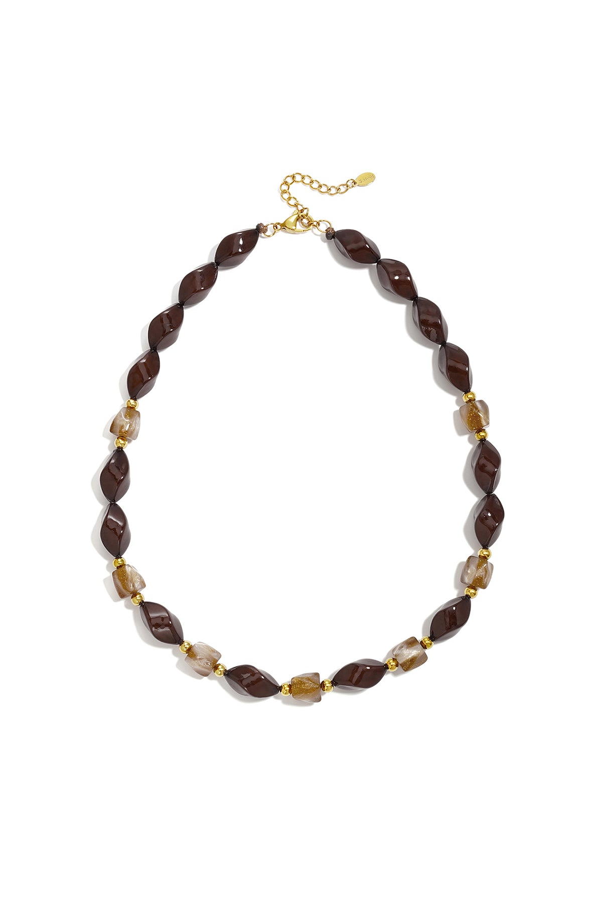 Acrylic Beaded Necklaces Irregular Shape Simple Daily Simple Series Women's jewelry
