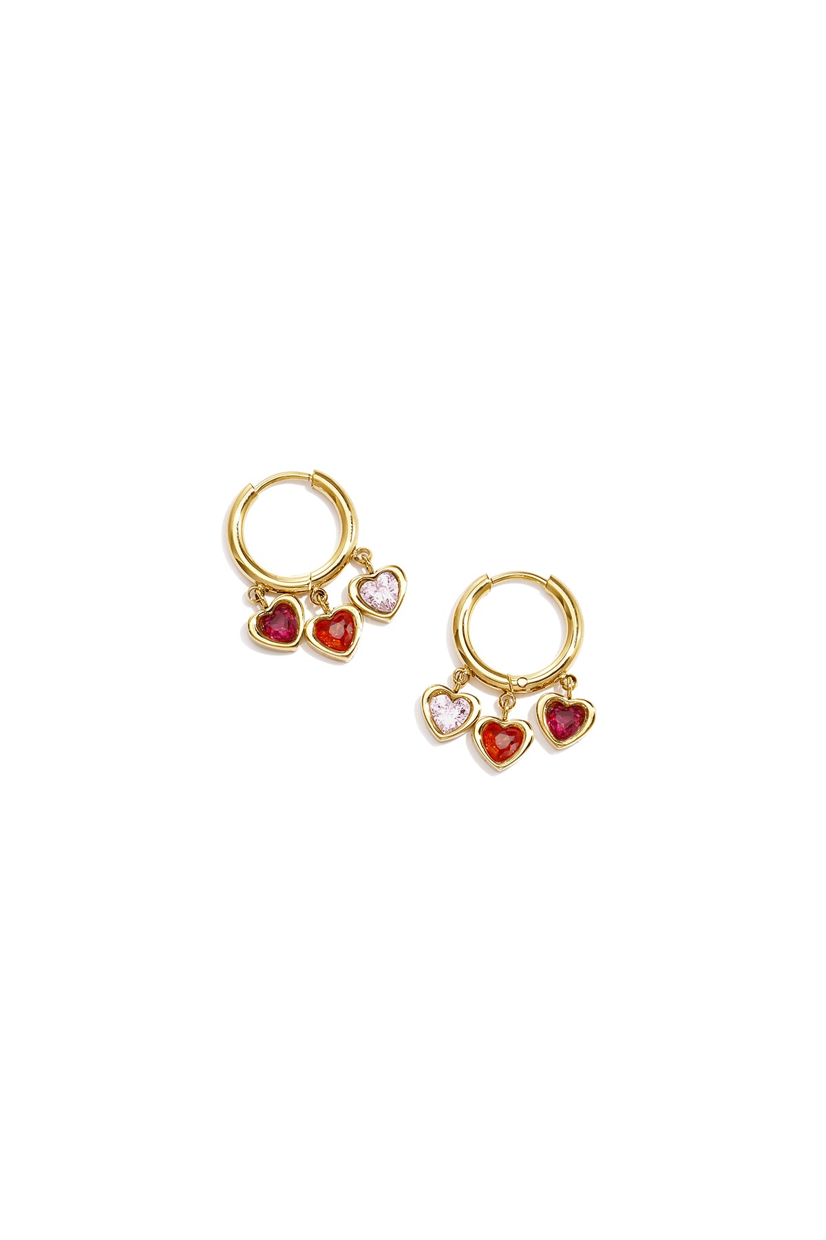Stainless Steel Drop Earrings Heart Simple Daily Simple Series Women's jewelry