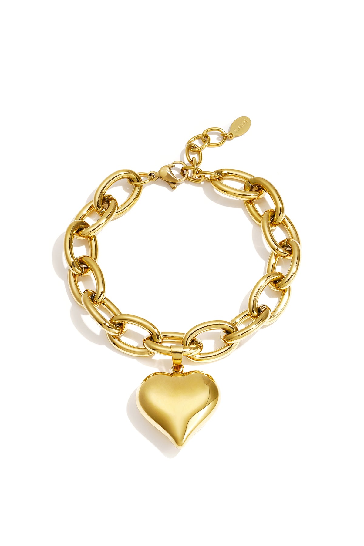 Stainless Steel Charm Bracelets Irregular Shape Casual Daily Simple Series Women's jewelry