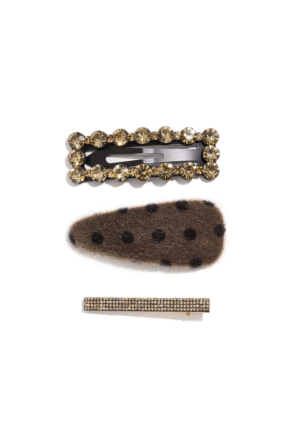 Hair Clips Polka Dots Daily Mohair Daily Accessories