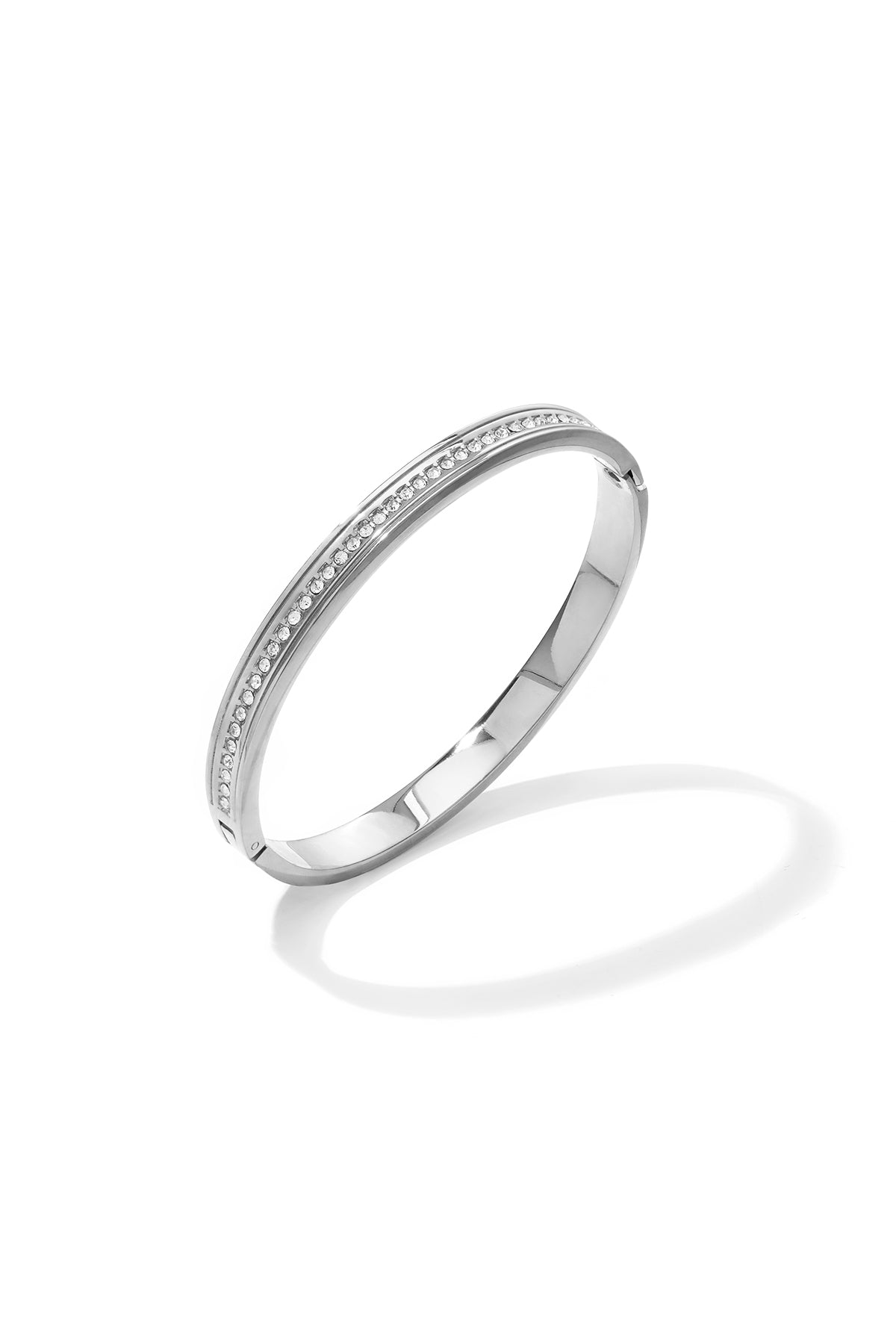 Stainless Steel Bangles Circle Simple Daily Simple Series Women's jewelry