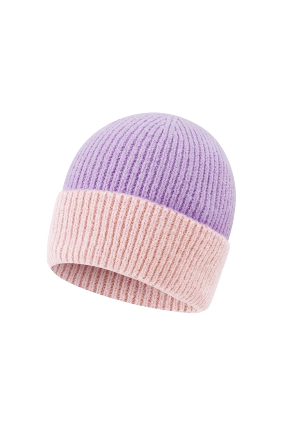 Colored winter hat