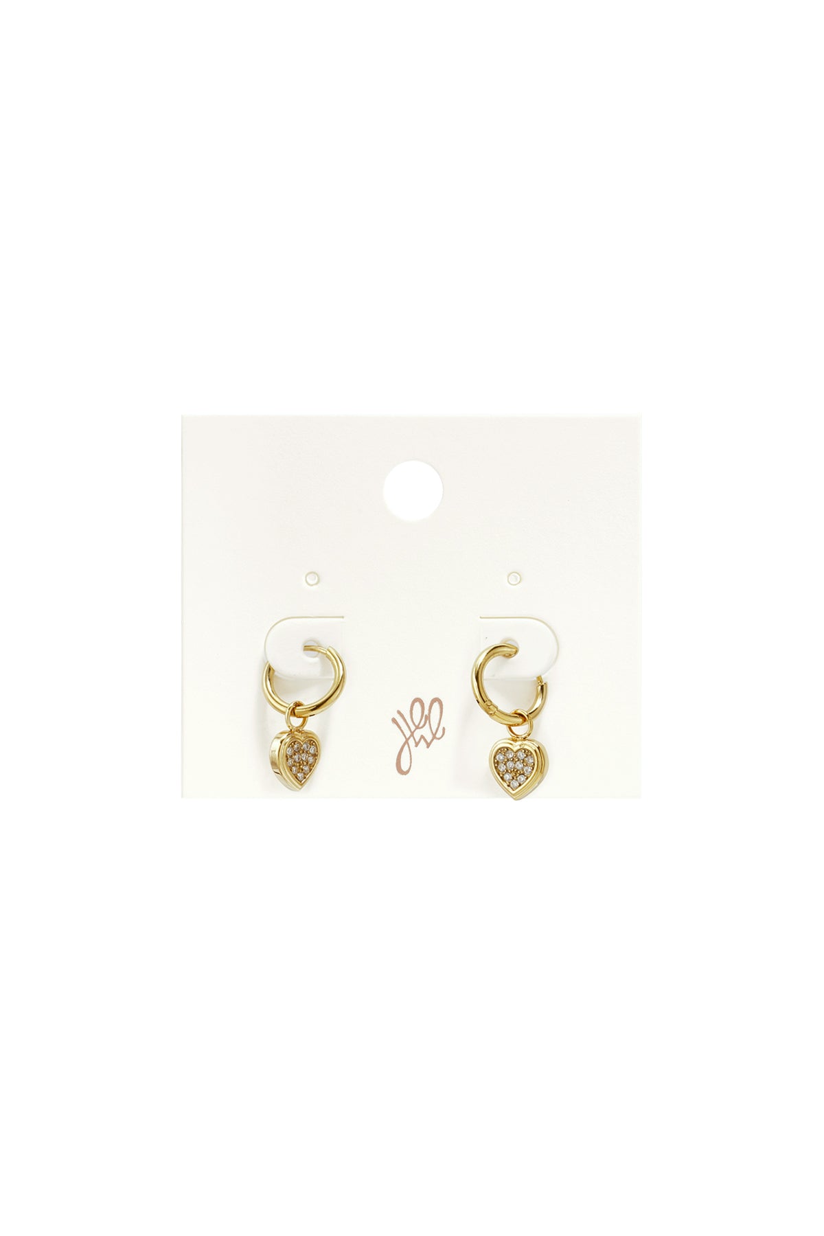 Stainless Steel Drop Earrings Heart Simple Daily Simple Series Women's jewelry